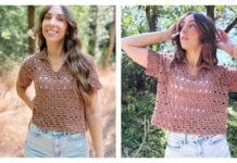 Boxy Blooms Pullover Free Crochet Pattern and Video Tutorial