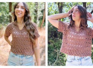 Boxy Blooms Pullover Free Crochet Pattern and Video Tutorial