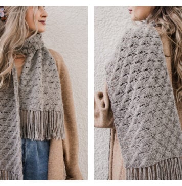 Dandelion Meadow Scarf Free Crochet Pattern