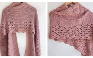 Floral Drift Shawl Free Crochet Pattern