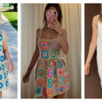 Granny Square Dress Crochet Patterns