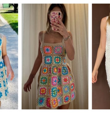 Granny Square Dress Crochet Patterns