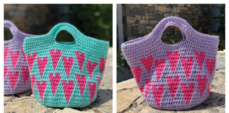 Hooked on Love Bag Free Crochet Pattern