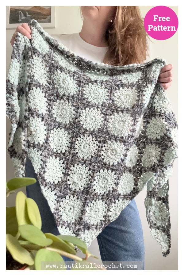 Island Time Shawl Free Crochet Pattern