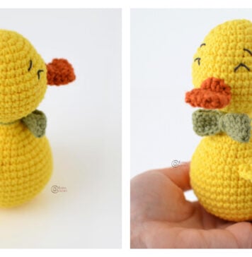 Jeff the Duck Amigurumi Free Crochet Pattern