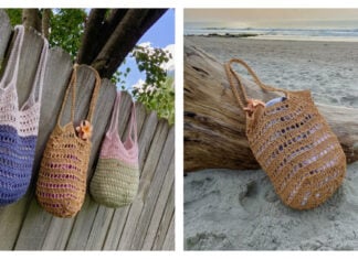 Lake Beach Bag Free Crochet Pattern and Video Tutorial