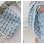 Little Waves Baby Blanket Free Crochet Pattern