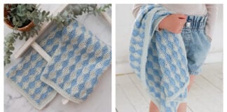 Little Waves Baby Blanket Free Crochet Pattern