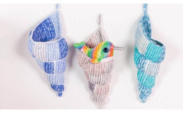 Shell Hanging Basket Free Crochet Pattern