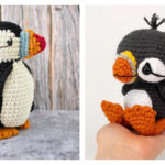 Amigurumi Puffin Bird Crochet Patterns
