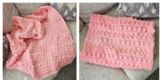 Diamond Puff Blanket Free Crochet Pattern