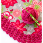 Edging on Blanket Fleece Free Crochet Pattern and Video Tutorial