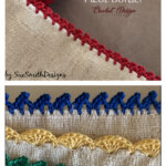 Edging on fabric Crochet Pattern