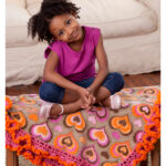Girlie Fleece Blanket Edging Free Crochet Pattern
