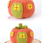 Pumpkin House Amigurumi Free Crochet Pattern
