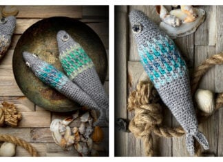 Salty Sardines Amigurumi Free Crochet Pattern