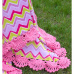 Scallops on Fleece Border Edging Free Crochet Pattern