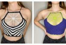 Spiderweb Halter Top Crochet Pattern and Video Tutorial