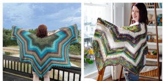 Star Shaped Shawl Crochet Patterns