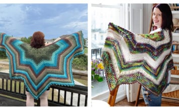 Star Shaped Shawl Crochet Patterns