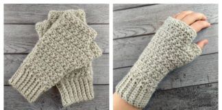Stella Fingerless Gloves Free Crochet Pattern