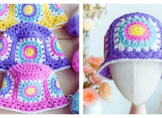 Sunburst Bucket Hat Free Crochet Pattern and Video Tutorial