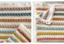 Tulip Meadows Baby Blanket Free Crochet Pattern and Video Tutorial