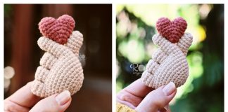 Amigurumi Finger Heart Crochet Pattern