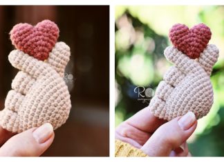 Amigurumi Finger Heart Crochet Pattern