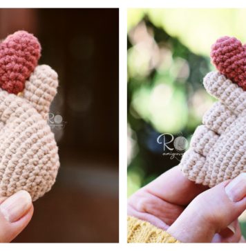 Amigurumi Finger Heart Crochet Pattern