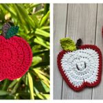 Apple Coaster Crochet Patterns