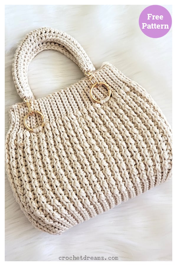 Audrey Handbag Free Crochet Pattern