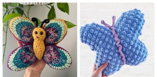 Butterfly Cushion Pillow Crochet Patterns