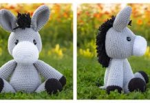 Delilah the Donkey Amigurumi Free Crochet Pattern