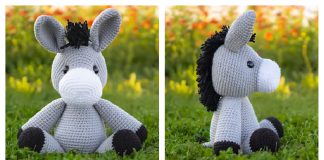 Delilah the Donkey Amigurumi Free Crochet Pattern