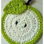 Green Apple Coasters Free Crochet Pattern