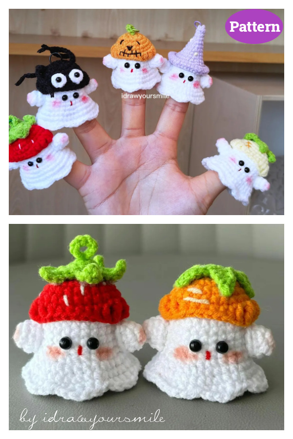 Halloween Ghost Amigurumi Crochet Pattern