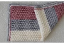 Jamie Moss Stitch Baby Blanket Free Crochet Pattern and Video Tutorial