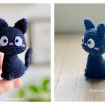 Jiji the Black Cat Amigurumi Free Crochet Pattern