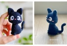 Jiji the Black Cat Amigurumi Free Crochet Pattern