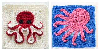 Octopus Granny Square Free Crochet Patterns