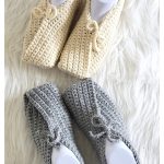 Origami Slippers Free Crochet Pattern