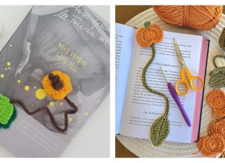 Pumpkin Bookmark Crochet Patterns
