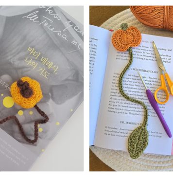 Pumpkin Bookmark Crochet Patterns