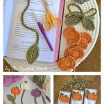 Pumpkin Bookmark and Applique Crochet Pattern