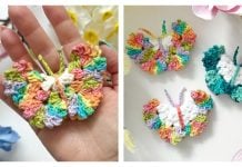 Rufflewing Butterfly Free Crochet Pattern
