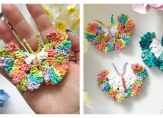 Rufflewing Butterfly Free Crochet Pattern