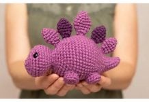Sammy the Stegosaurus Amigurumi Free Crochet Pattern