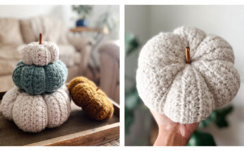 Star Stitch Pumpkin Free Crochet Pattern