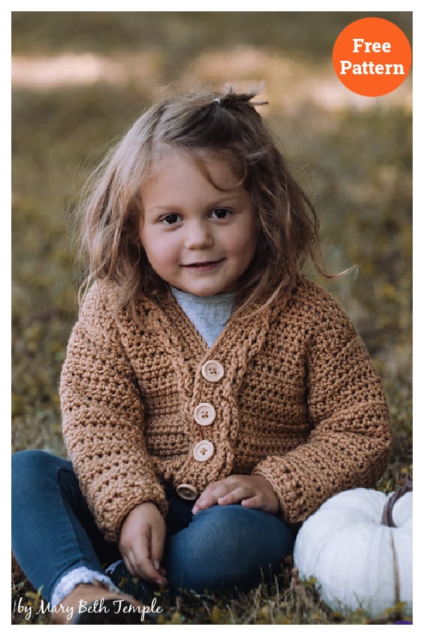 Toddler Grandpa Sweater Free Crochet Pattern